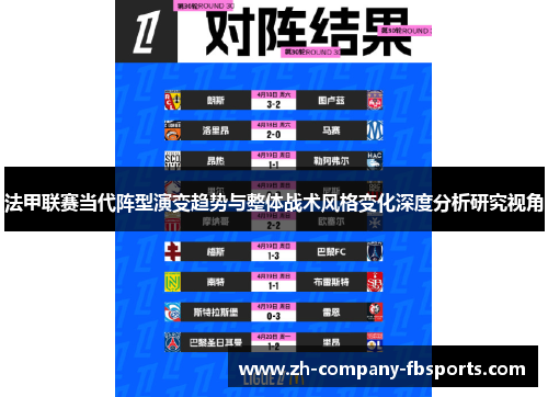 法甲联赛当代阵型演变趋势与整体战术风格变化深度分析研究视角 法甲联赛当代阵型演变趋势与整体战术风格变化深度分析研究视角